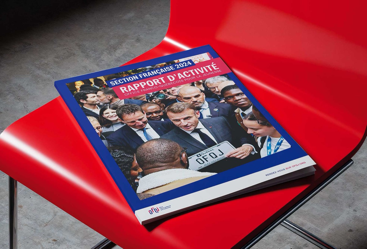 Couverture du rapport d’activité 2024 de l’OFQJ